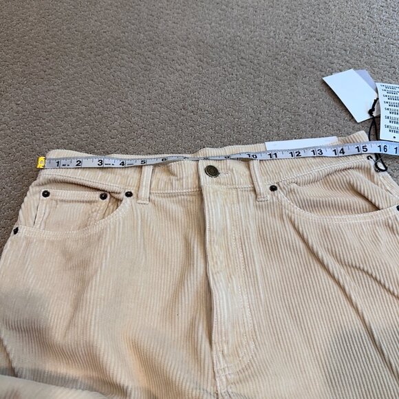 BDG UO Pants Corduroy High Wide Leg Ankle Tan Boho Size 31 #OBO1214885 NWT - Picture 8 of 15